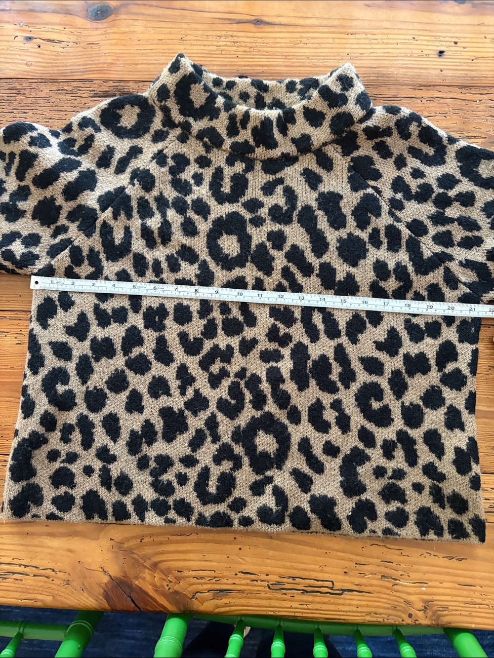 Kate Spade Leopard Mock Neck Sweater - Picture 9 of 11